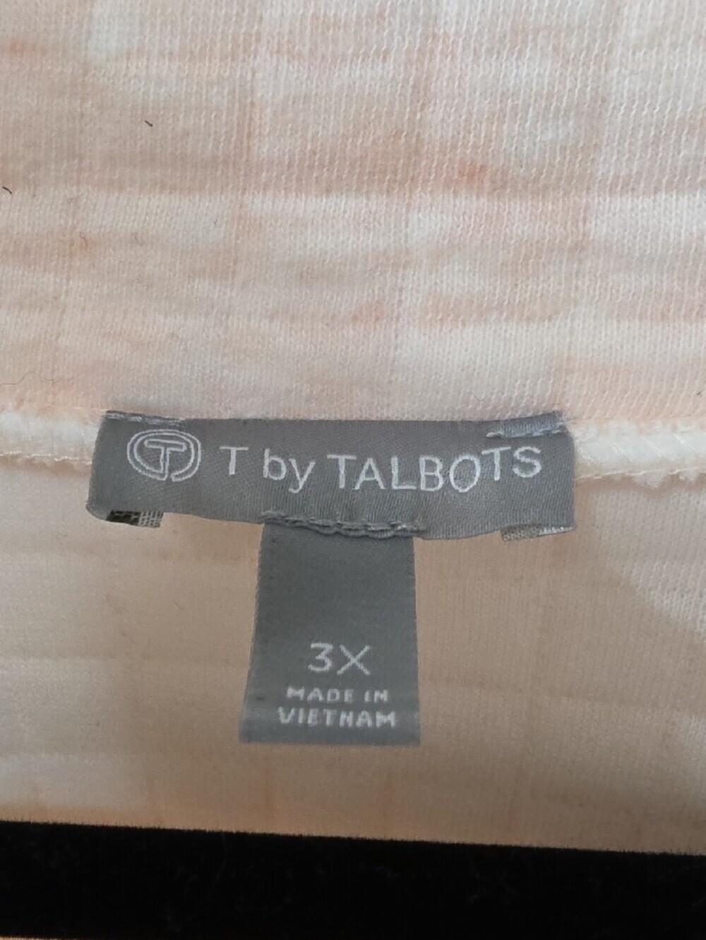 T by Talbots Women's Light Pink Quilted Pullover - 3X - Picture 2 of 9